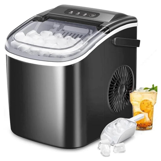 Portable Ice Maker Machine, 26Lbs/Day, 9 Bullet Ice Fast