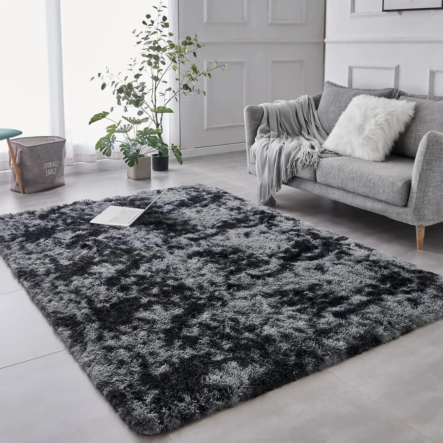 Soft Tie-Dyed Carpet - VIKAMA Modern Home Floor Mat